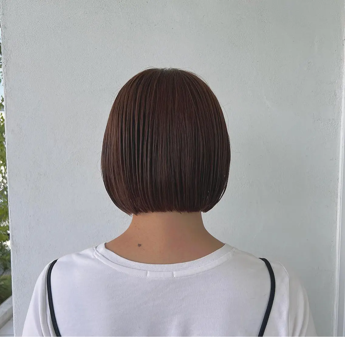 ショート ボブ 切りっぱなしボブ 👩🏼ミニボブのヘアスタイル