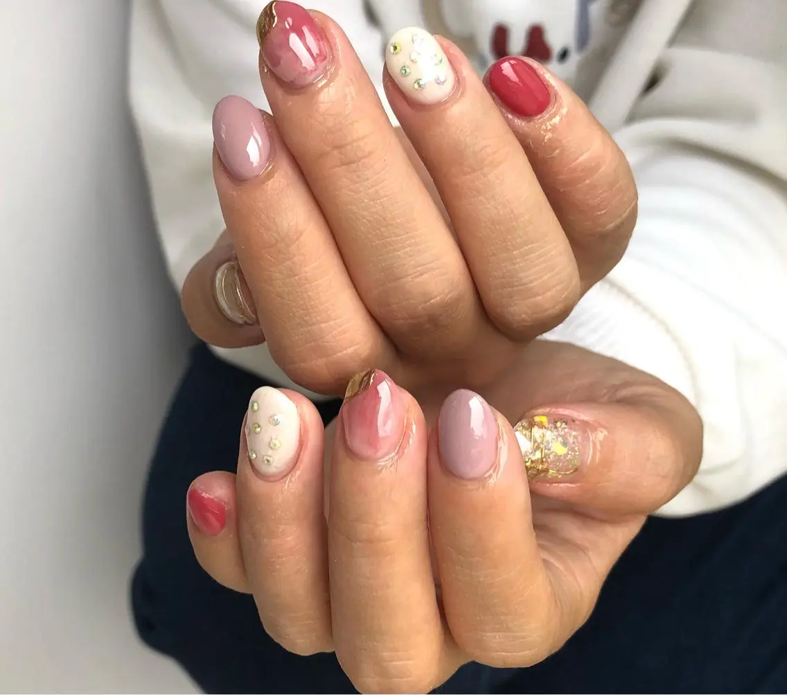 カラー ネイル シンプルネイル 2DY NAIL SALONのネイルデザイン