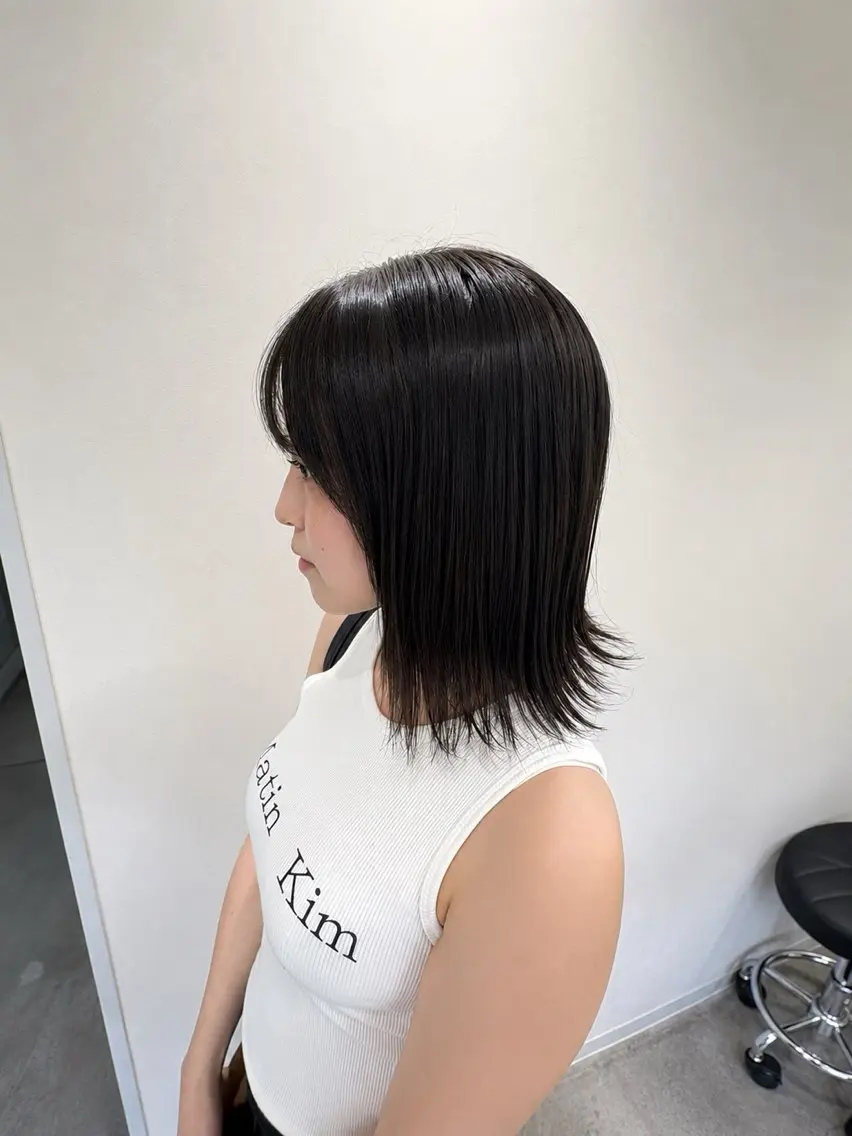 ミディアム sweep 綾奈🐰🔑のヘアスタイル