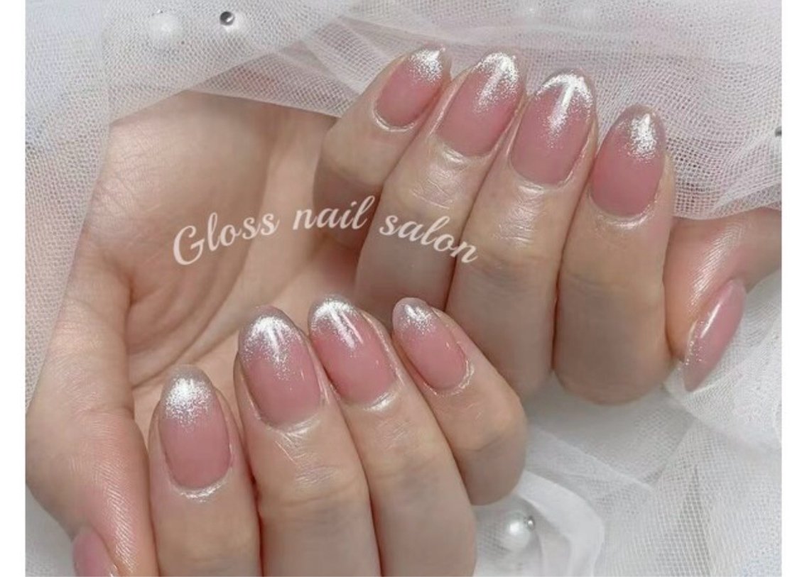 ネイル ハンドネイル みゆ🐰 Gloss nailのネイルデザイン