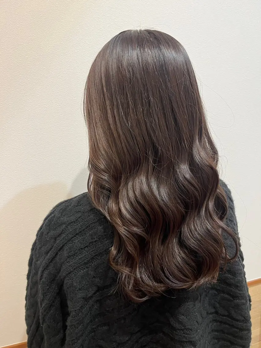 セミロング カラー ブラウンカラー ピンクカラー カット ヘアカラー トリートメント 🌼グレージュ 🌼渡辺歩🌼のヘアスタイル