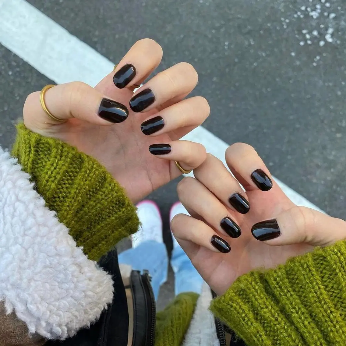 ネイル ワンカラーネイル Kao hana-nailのネイルデザイン