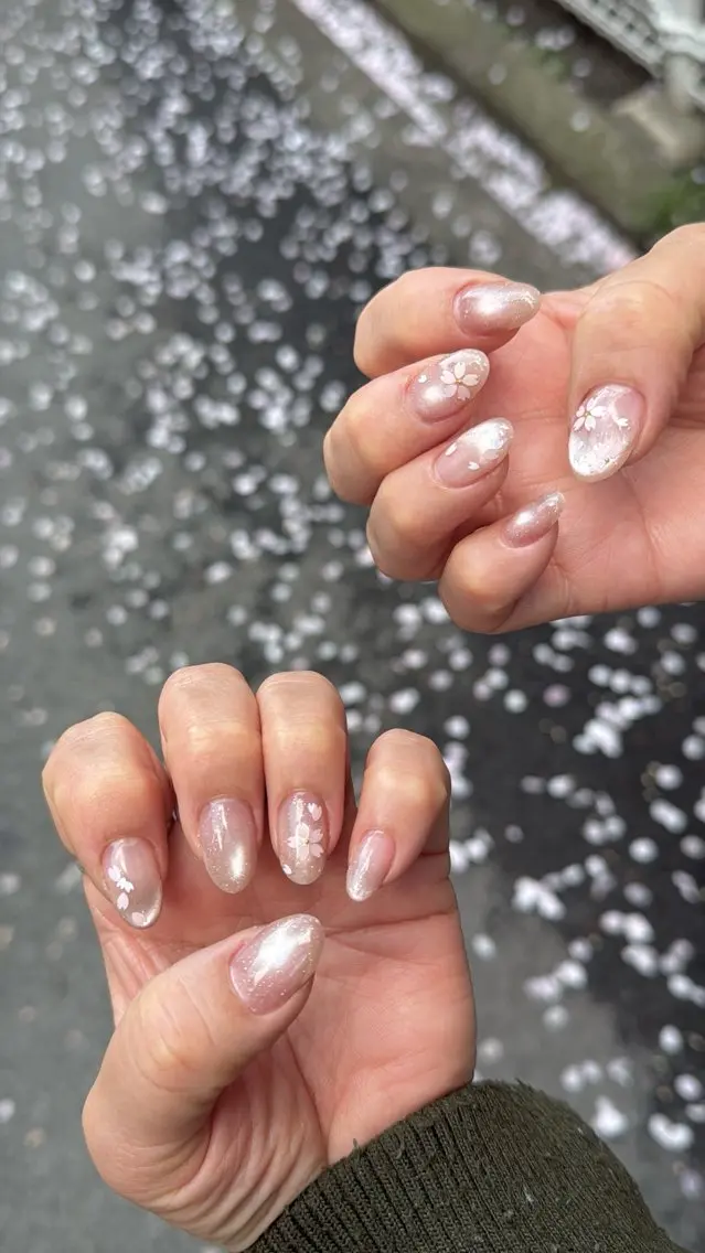 ネイル フラッシュネイル フラッシュマグ フットネイル フレンチネイル 韓国ネイル SAKU nail 作島茜のネイルデザイン