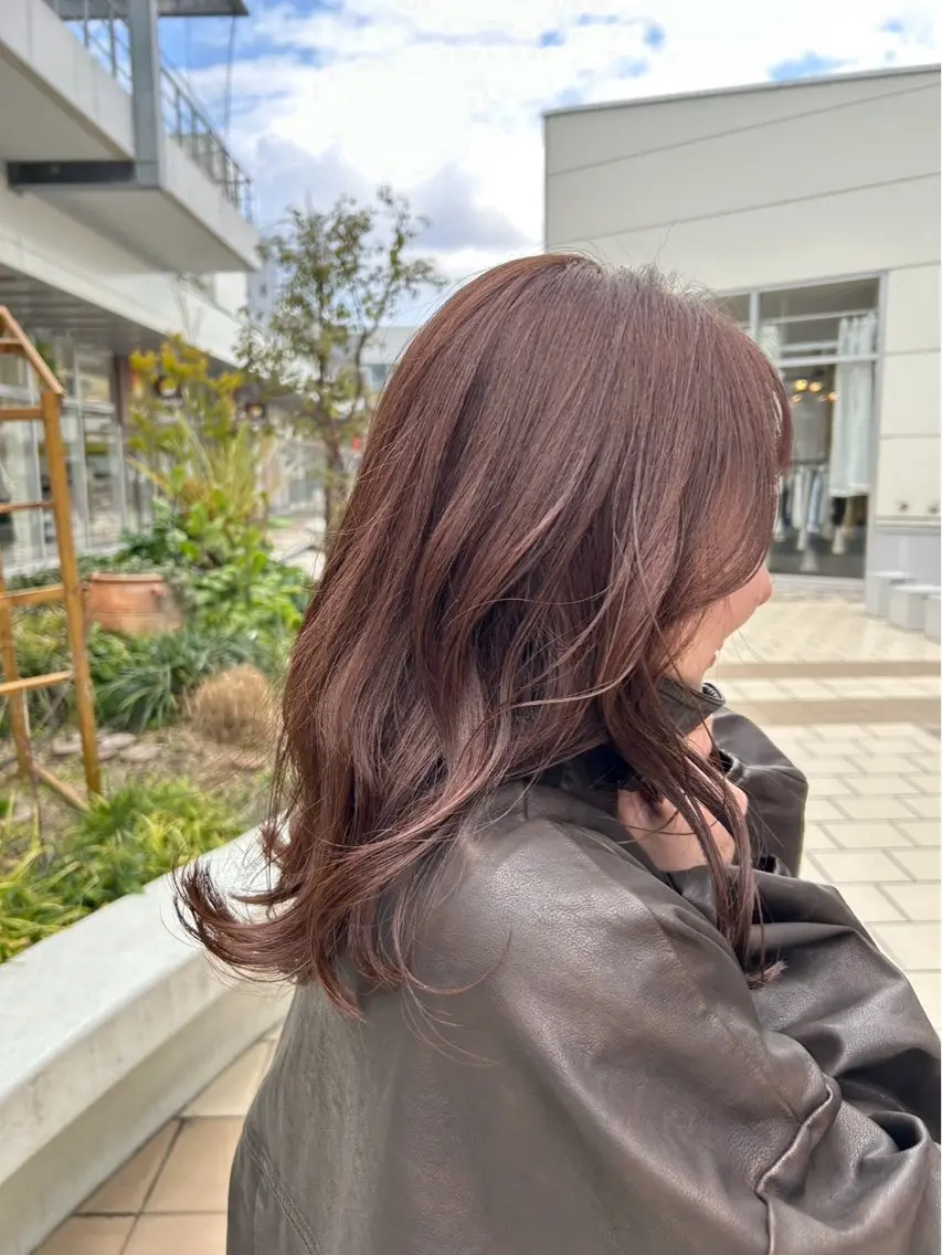 セミロング カット ヘアカラー 🩰Lolonois 森ノ宮Aiko🎀のヘアスタイル