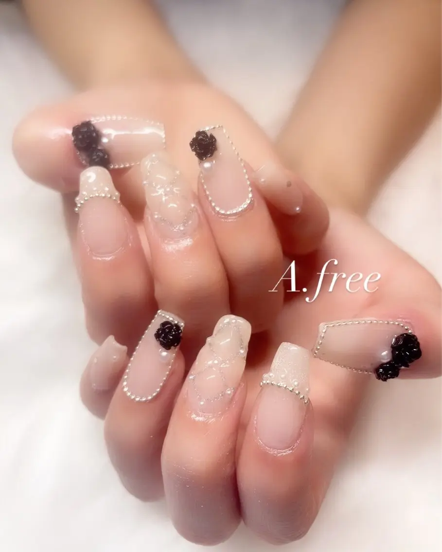 ネイル A.free✧*｡ アレルギー対応✧*｡のネイルデザイン