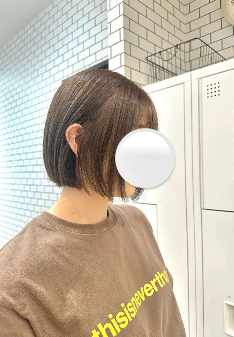 ショート カラー レイヤーカット Sara newi 🎀透明感🎀のヘアスタイル