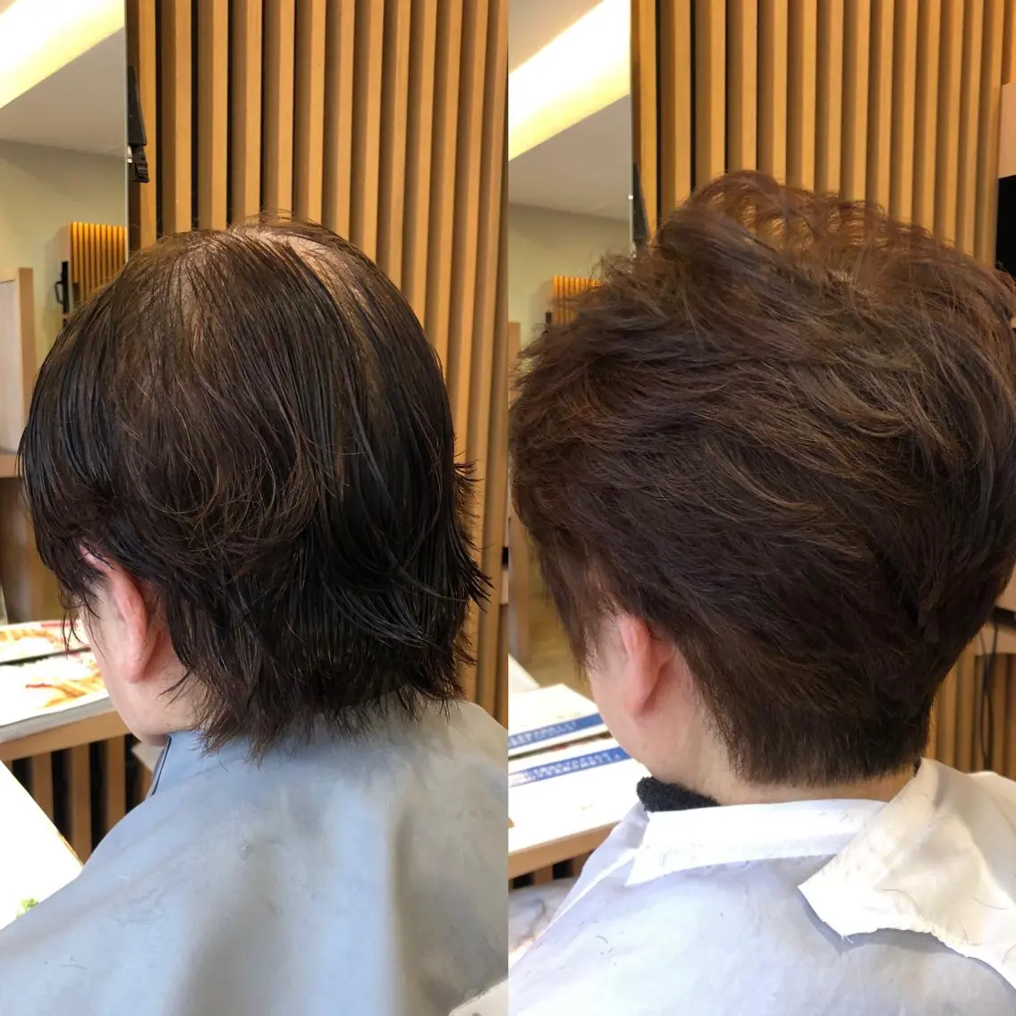 ショート カラー パーマ 美容室 LA BEAU大塚店のヘアスタイル