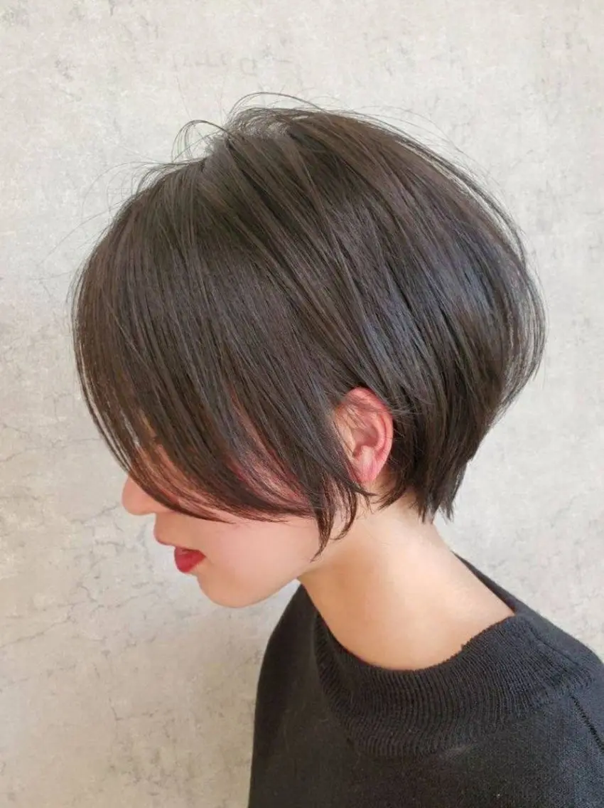 ショート ショートヘア 縮毛矯正/髪質改善/ 橿原神宮前/中村吉平のヘアスタイル