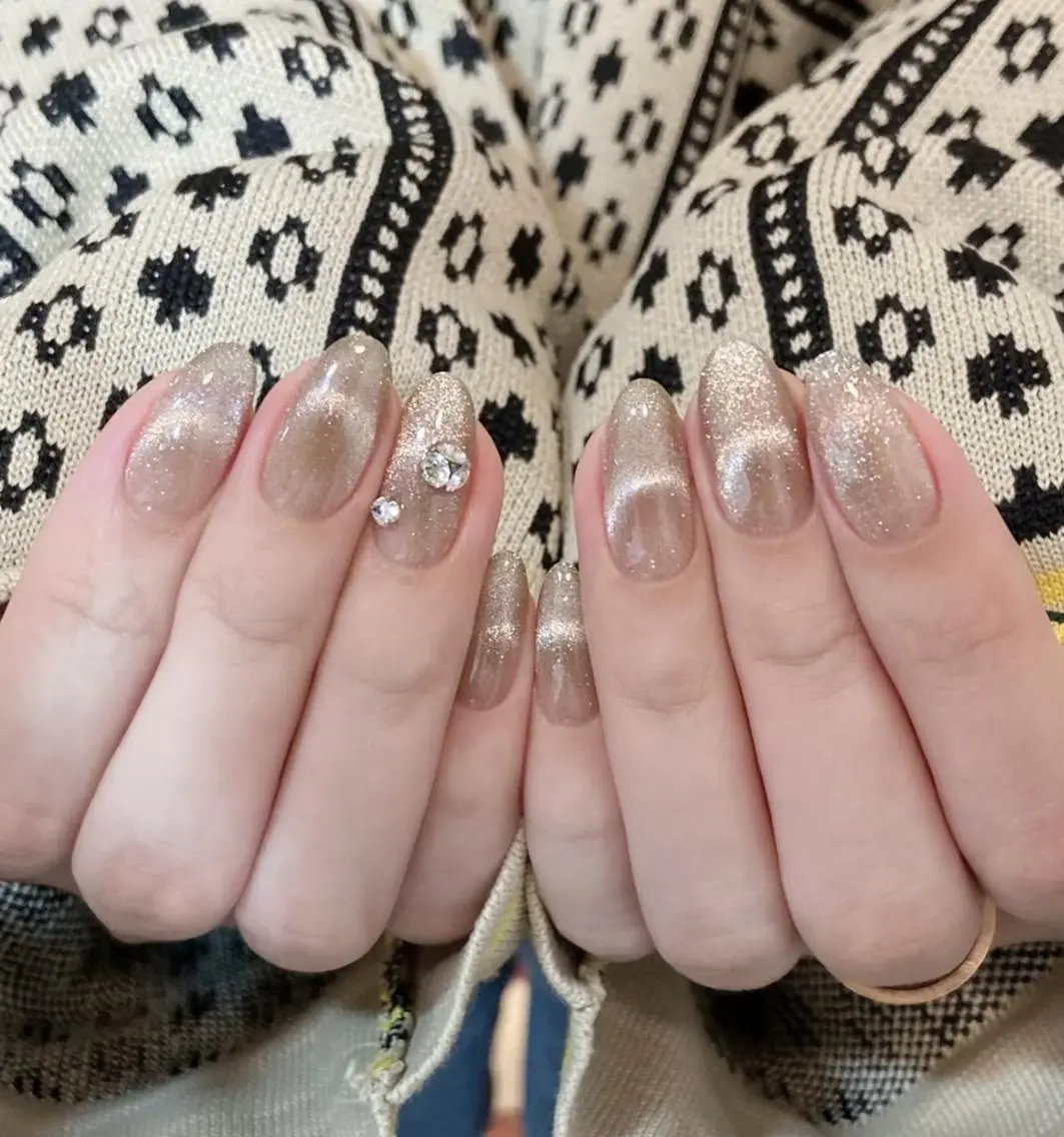 ネイル By moonネイル 🌷ワンホン/韓国風のネイルデザイン