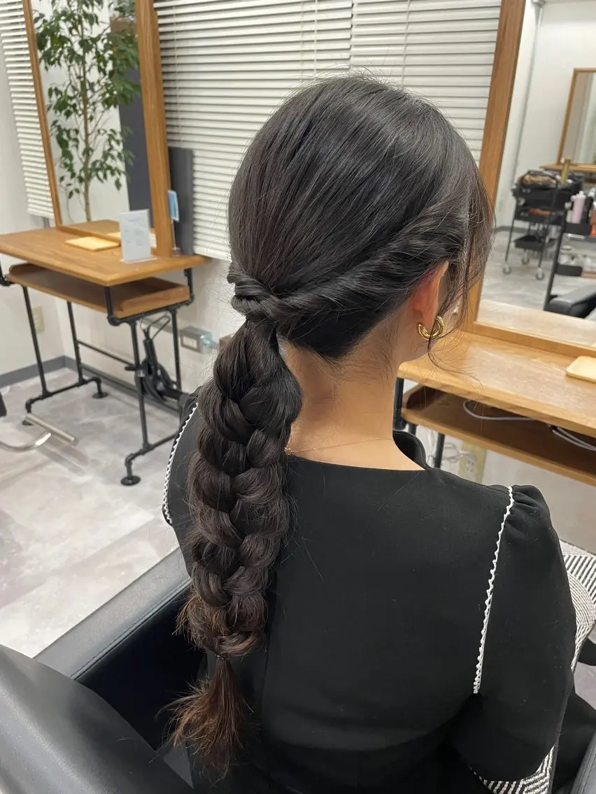 ロング ヘアセット OGAWA HIROKIのヘアスタイル