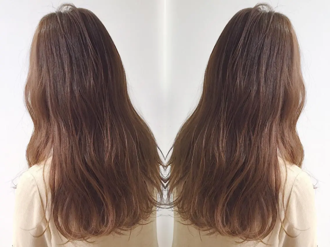 セミロング カラー ヘアアレンジ アッシュ ブリーチ 透明感カラー グラデーションカラー ラベンダーカラー ヘアカラー トリートメント ヘアセット ✨ハイクオリティ✨ 山本香也のヘアスタイル