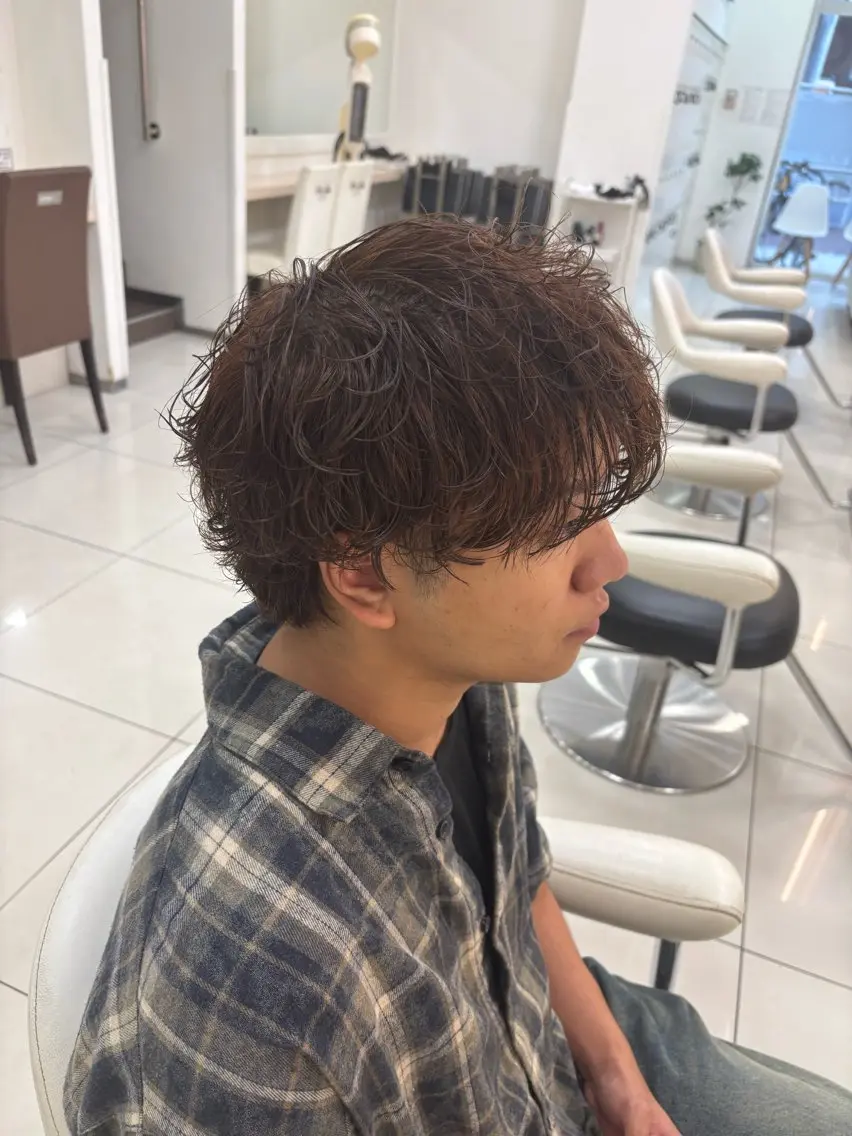 パーマ メンズ keany錦糸町 ハセベユウのヘアスタイル