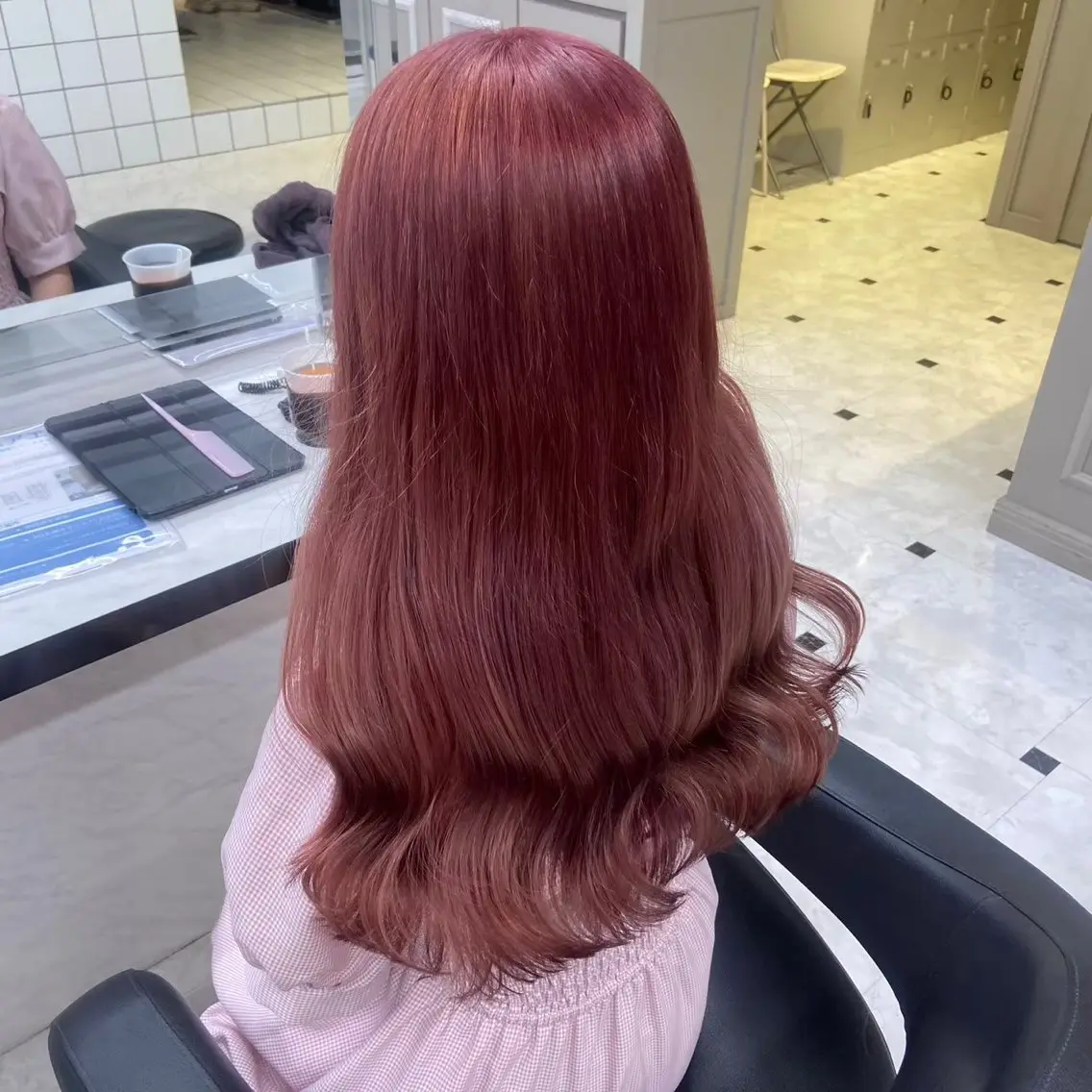 ロング カラー ヘアカラー トリートメント 大人っぽ韓国🤍ブリ ーチ/mitsukiのヘアスタイル