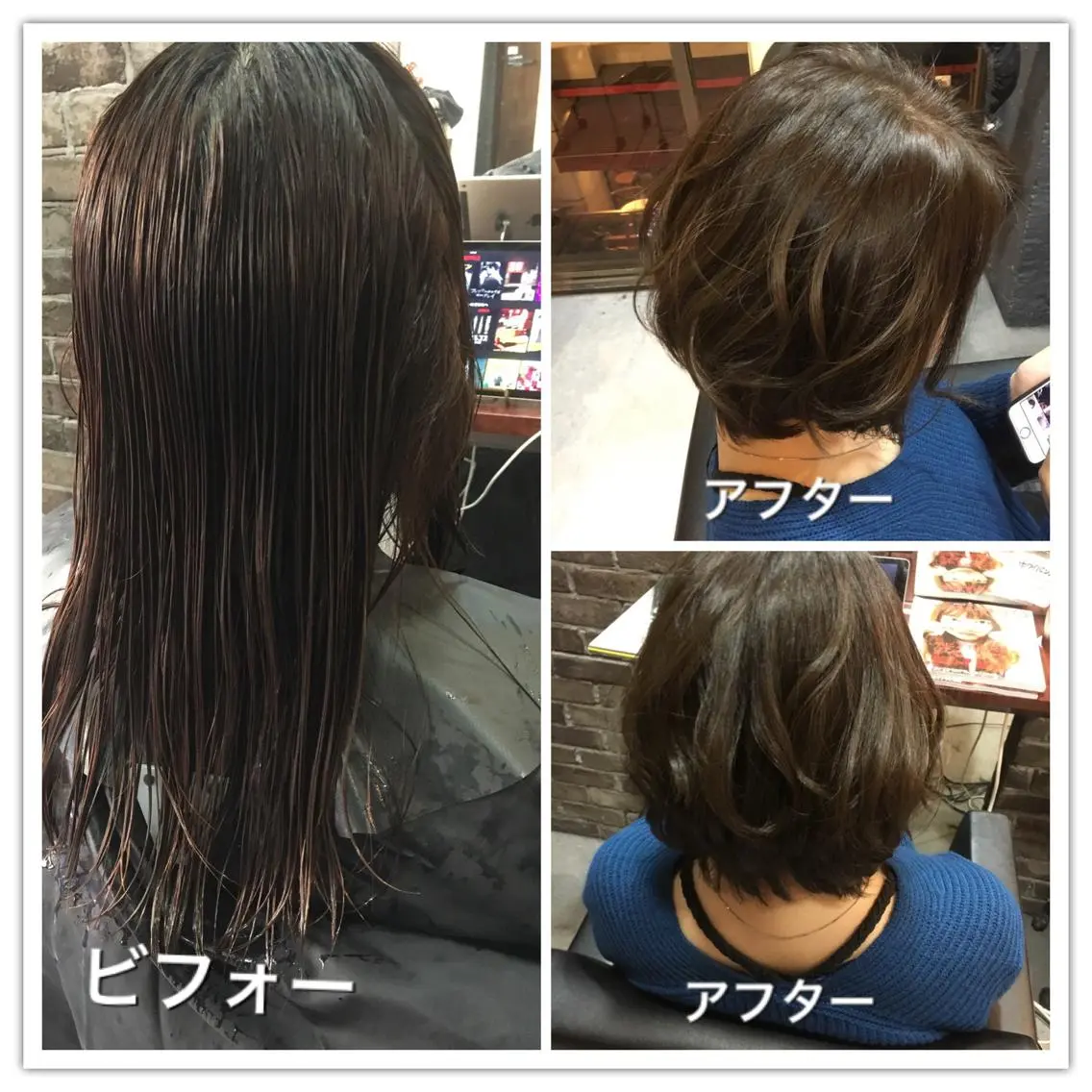 ショート カラー ショートボブ グレージュ ボブ ショートヘア 東條 克義のヘアスタイル