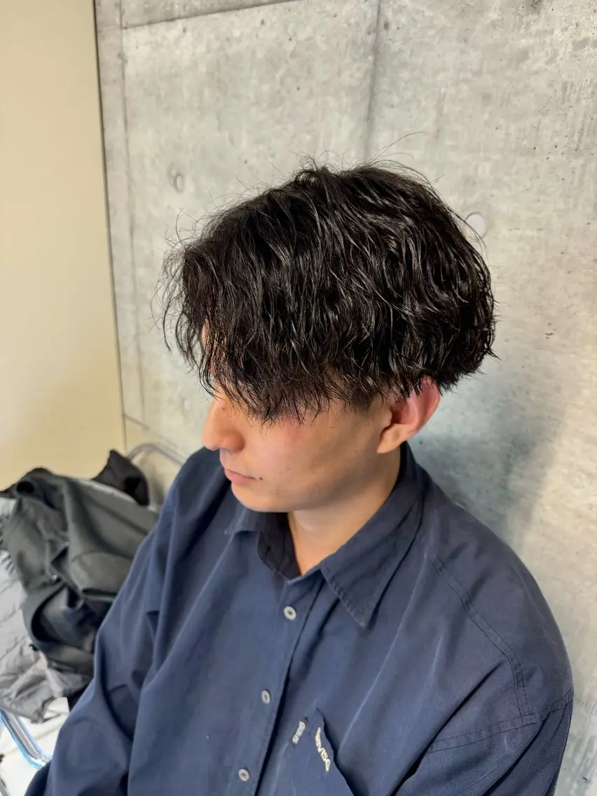 パーマ メンズ カット パーマ パーマ/カラー/ 特化🍇こ〜へい🍇のヘアスタイル