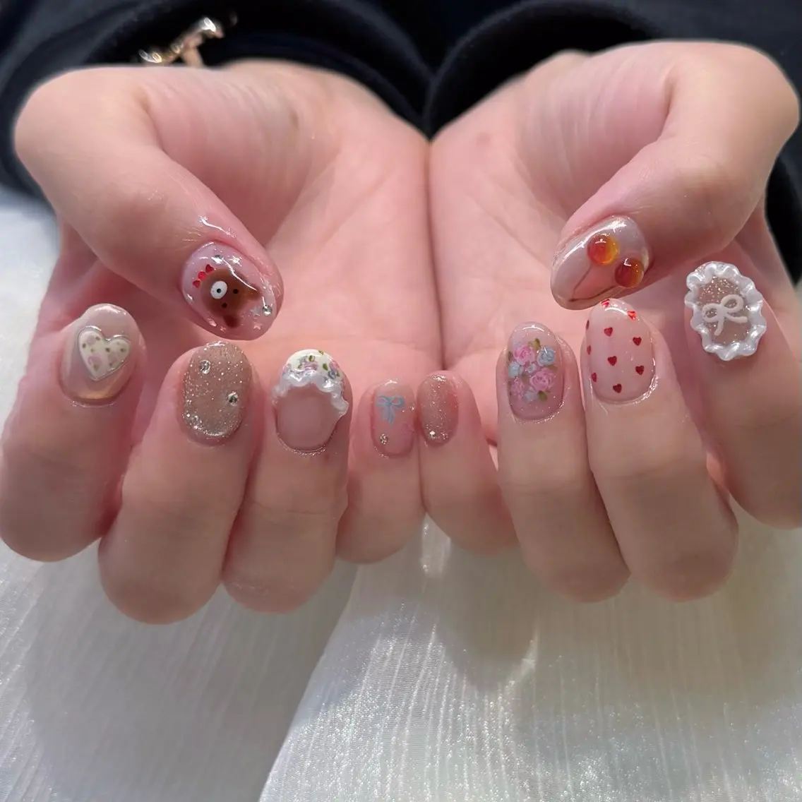 ネイル ハンドネイル 新井 ひなののネイルデザイン