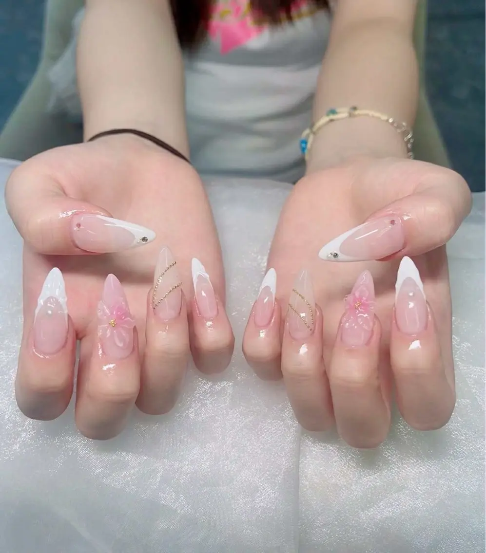 10本チップ長さだし／アートつけ放題／持ち込みデザインの写真