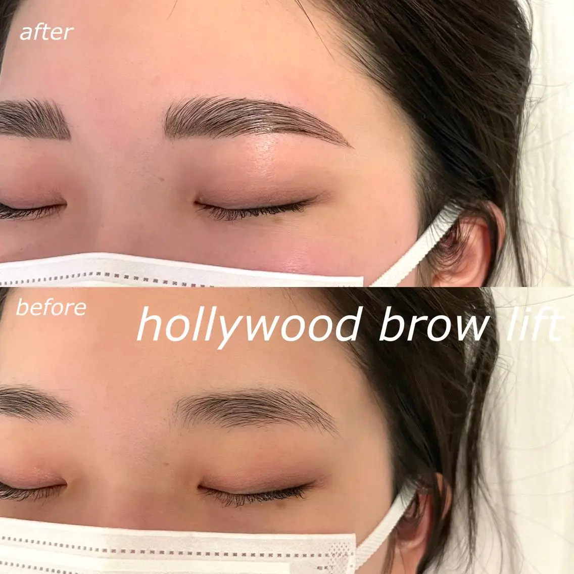 アイブロウ ハリウッドブロウリフト 吉祥寺kasumi 🌛eye/browのマツエク・マツパデザイン