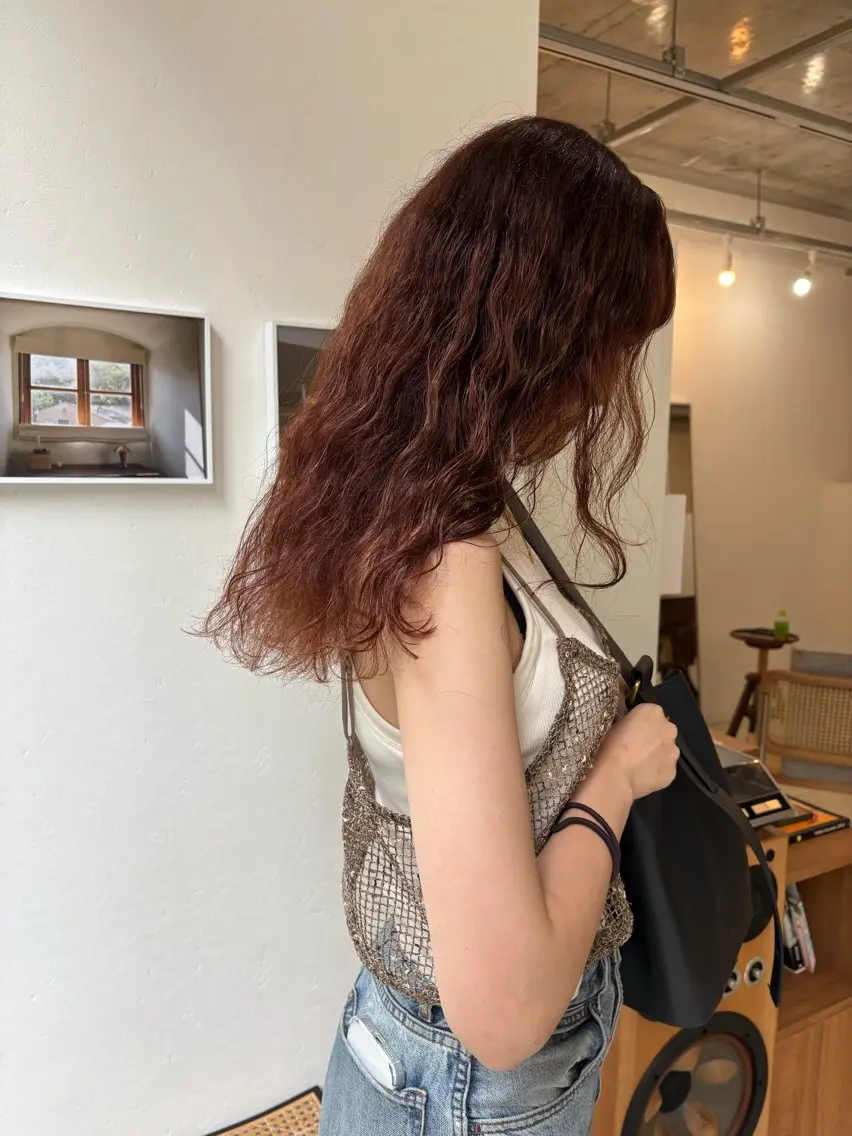 セミロング カラー カット ヘアカラー eri kinjoのヘアスタイル