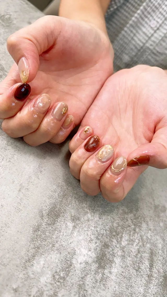 ネイル ハンドネイル nakamoto yuukaのネイルデザイン