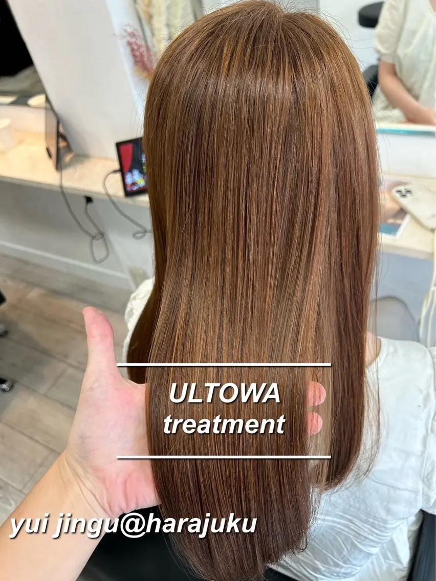 セミロング カラー パーマ ヘアアレンジ メンズ ワット 原宿のヘアスタイル