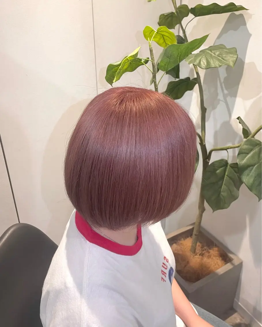 ショート カラー ヘアカラー トリートメント MIMI🌻໋᳝݊ 個性派カラー⑅ ⸝꙳のヘアスタイル