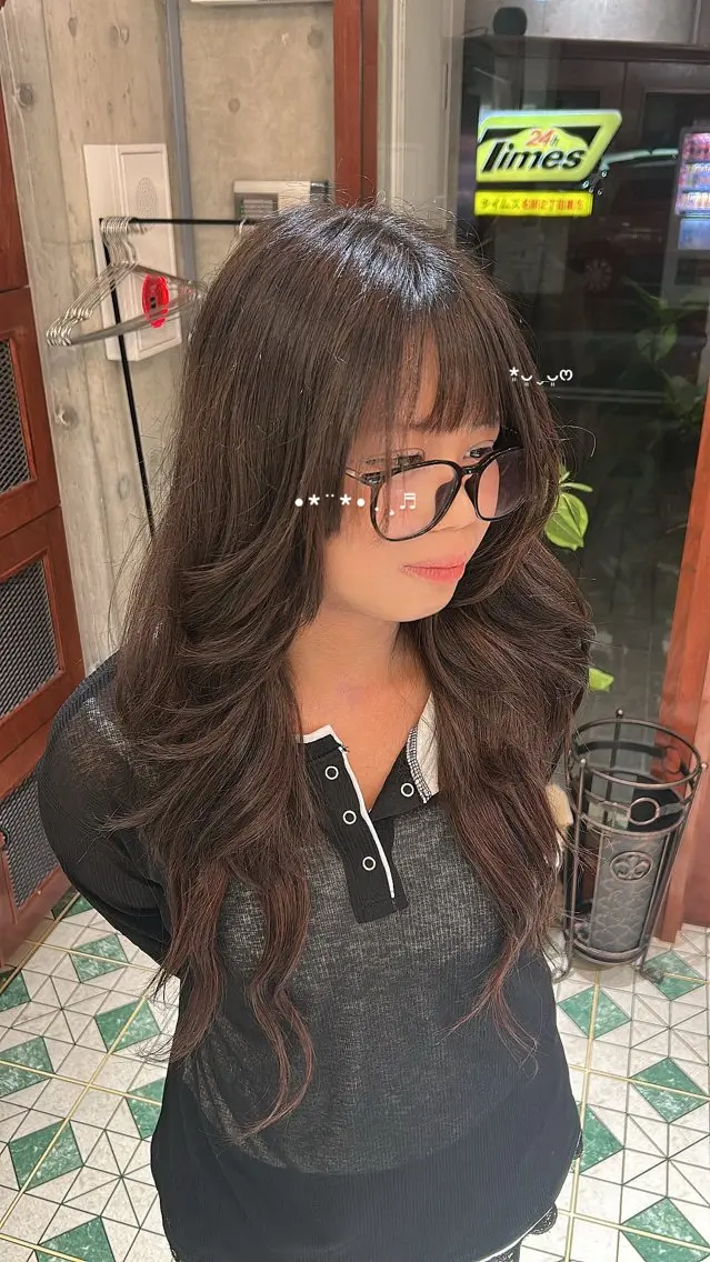 セミロング エクステ iris🌙 miyuのヘアスタイル
