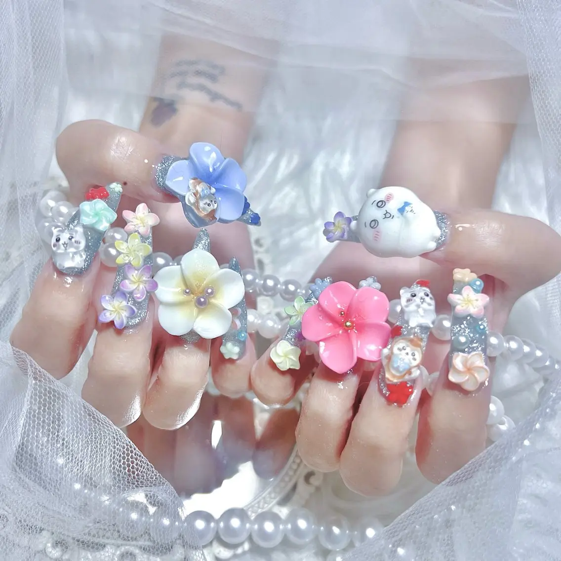 ネイル ロングネイル ハンドネイル Nail salon unmeltのネイルデザイン