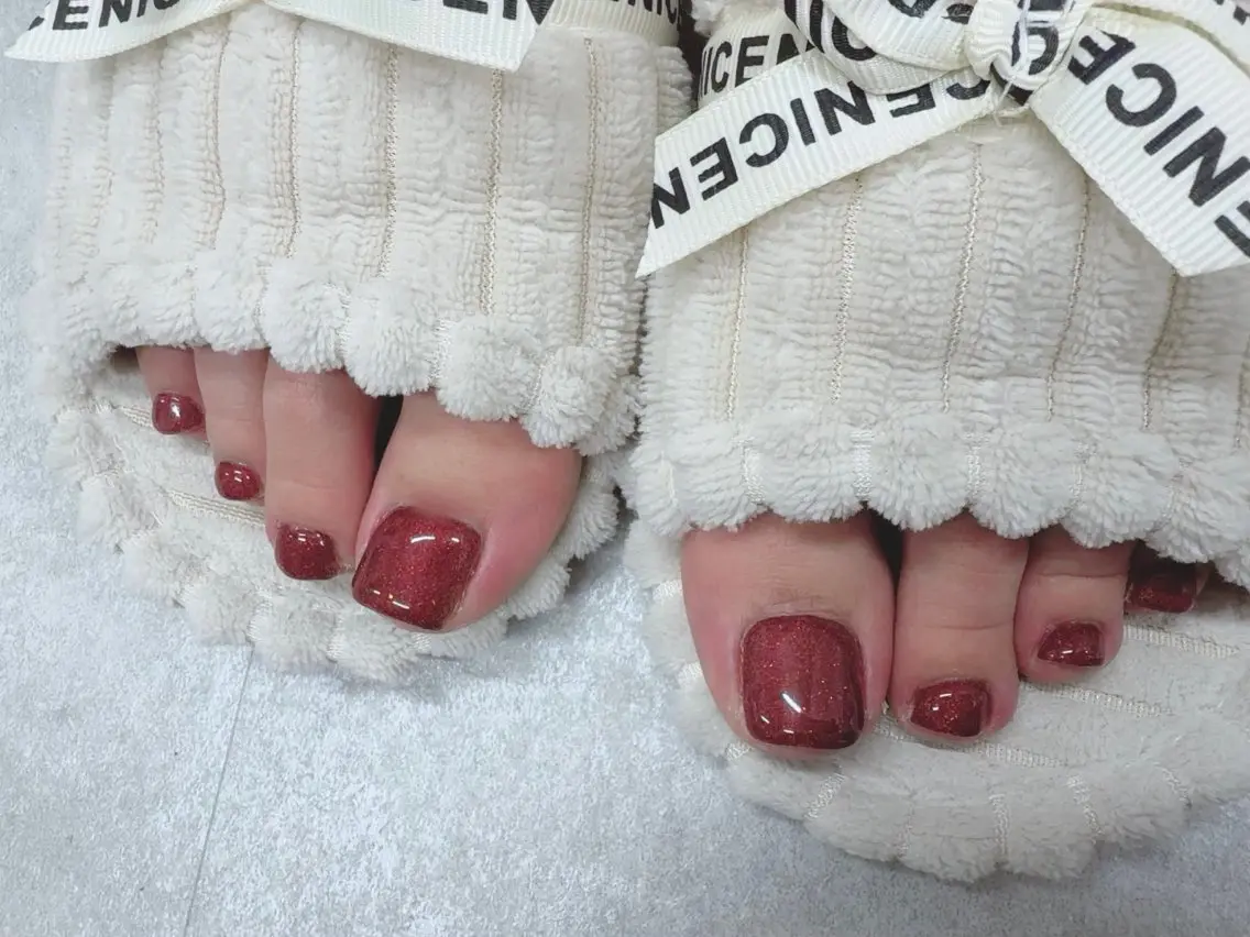ネイル フットネイル Lance nail 💅🏻aya🖤のネイルデザイン