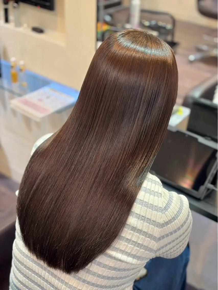 セミロング カラー ヘアカラー 光岡 凌哉のヘアスタイル