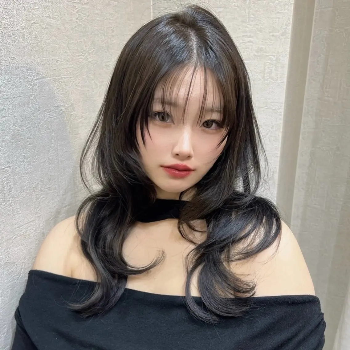 ロング HACHI美容室 韓国ヘア　AKARIのヘアスタイル
