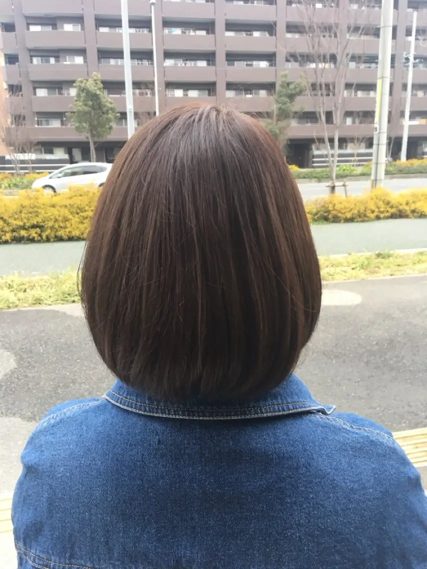 ショート カラー アッシュ ヘアカラー トリートメント 浦野 阿貴のヘアスタイル