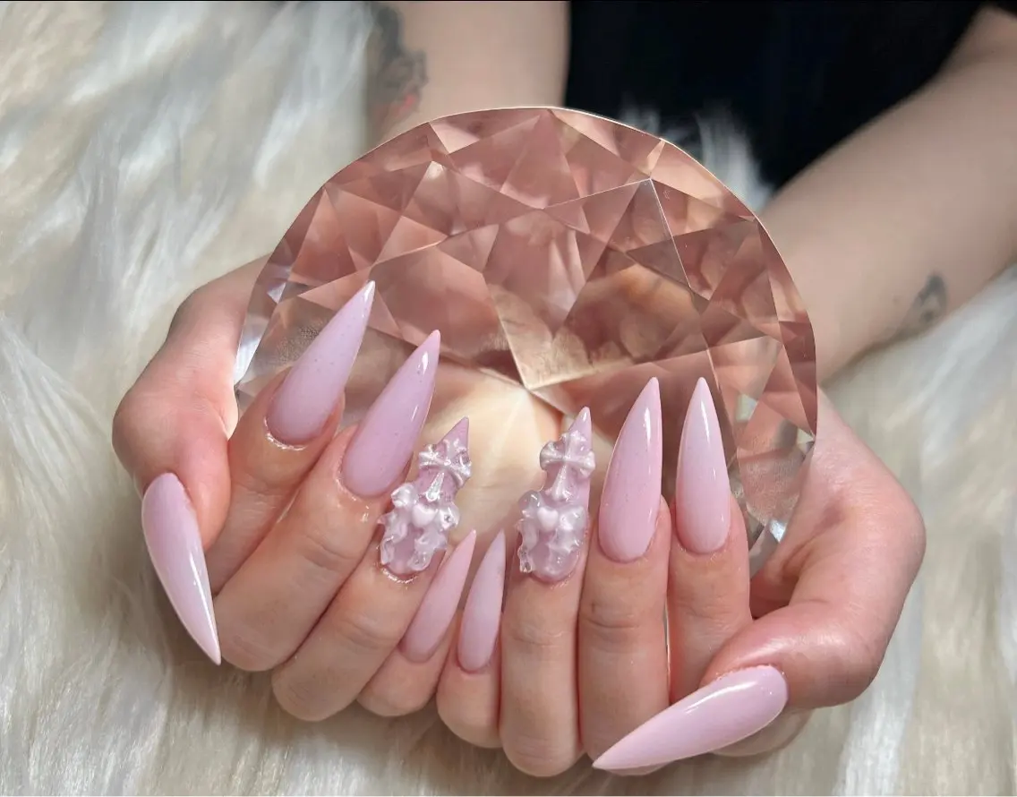 ネイル 長さ出し フレンチネイル ジェルネイル グラデーション 韓国ネイル ハンドネイル Nail&eye Belire 新宿のネイルデザイン