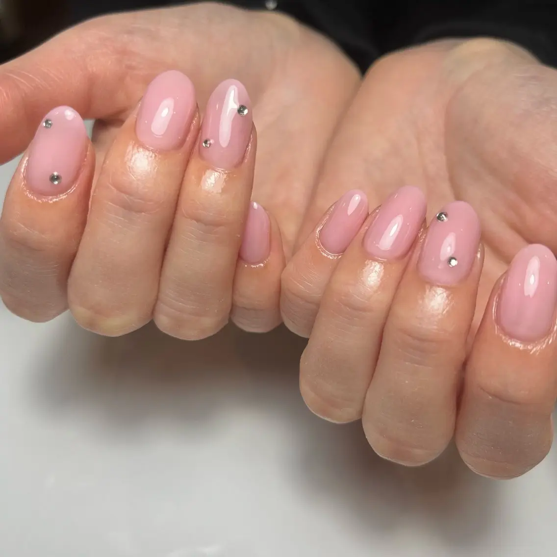 ネイル 桜ネイル ピンク ハンドネイル ballie／小野原 なつみのネイルデザイン