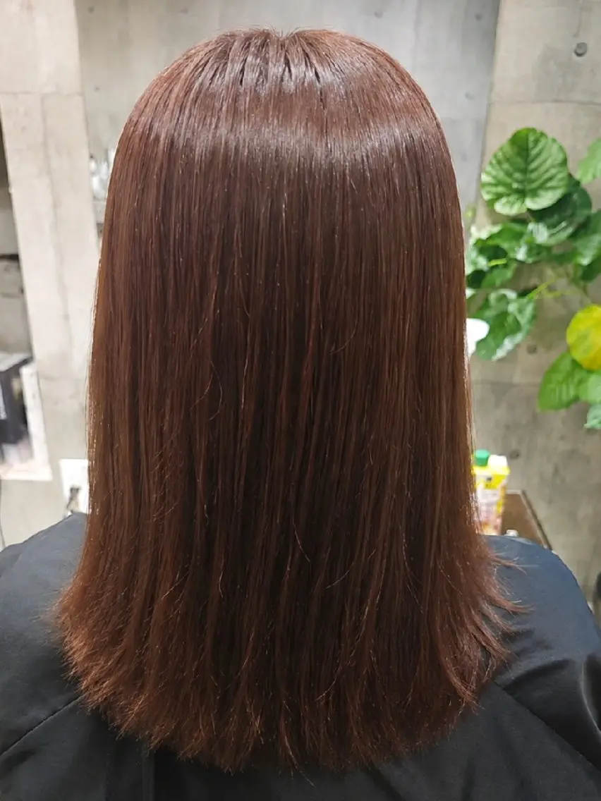 カラー セミロング ヘアカラー 吉岡 翔太のヘアスタイル
