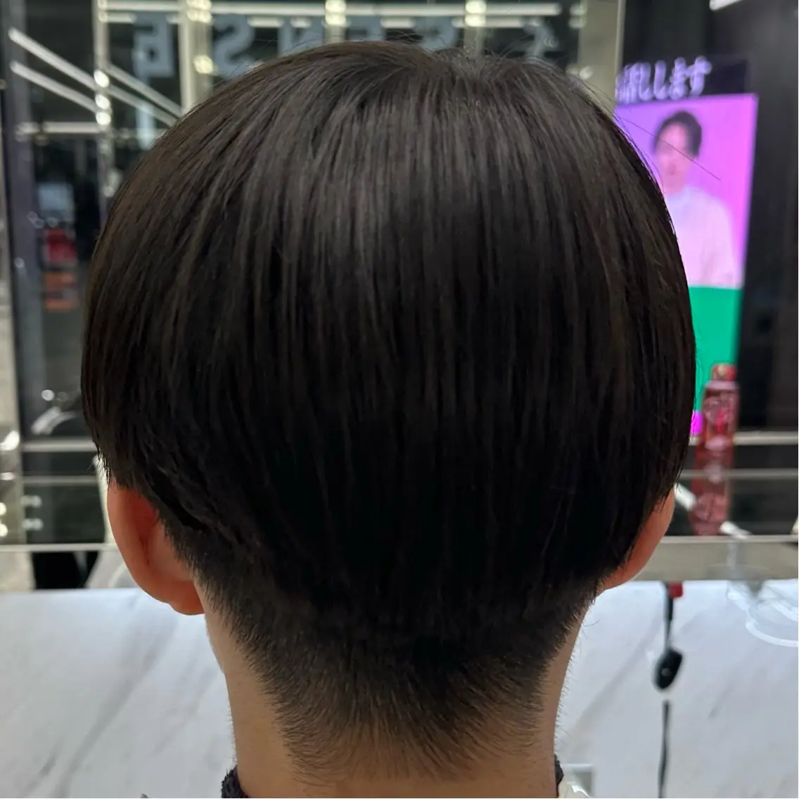 ミディアム パーマ メンズ マッシュ ストレートパーマ ♥️モテ髪美容師♠️ REIのヘアスタイル