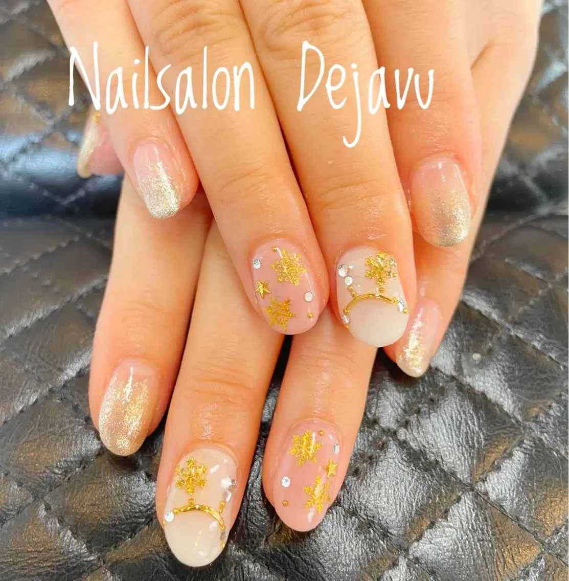 ネイル 冬ネイル ハンドネイル Nailsalon Dejavuのネイルデザイン
