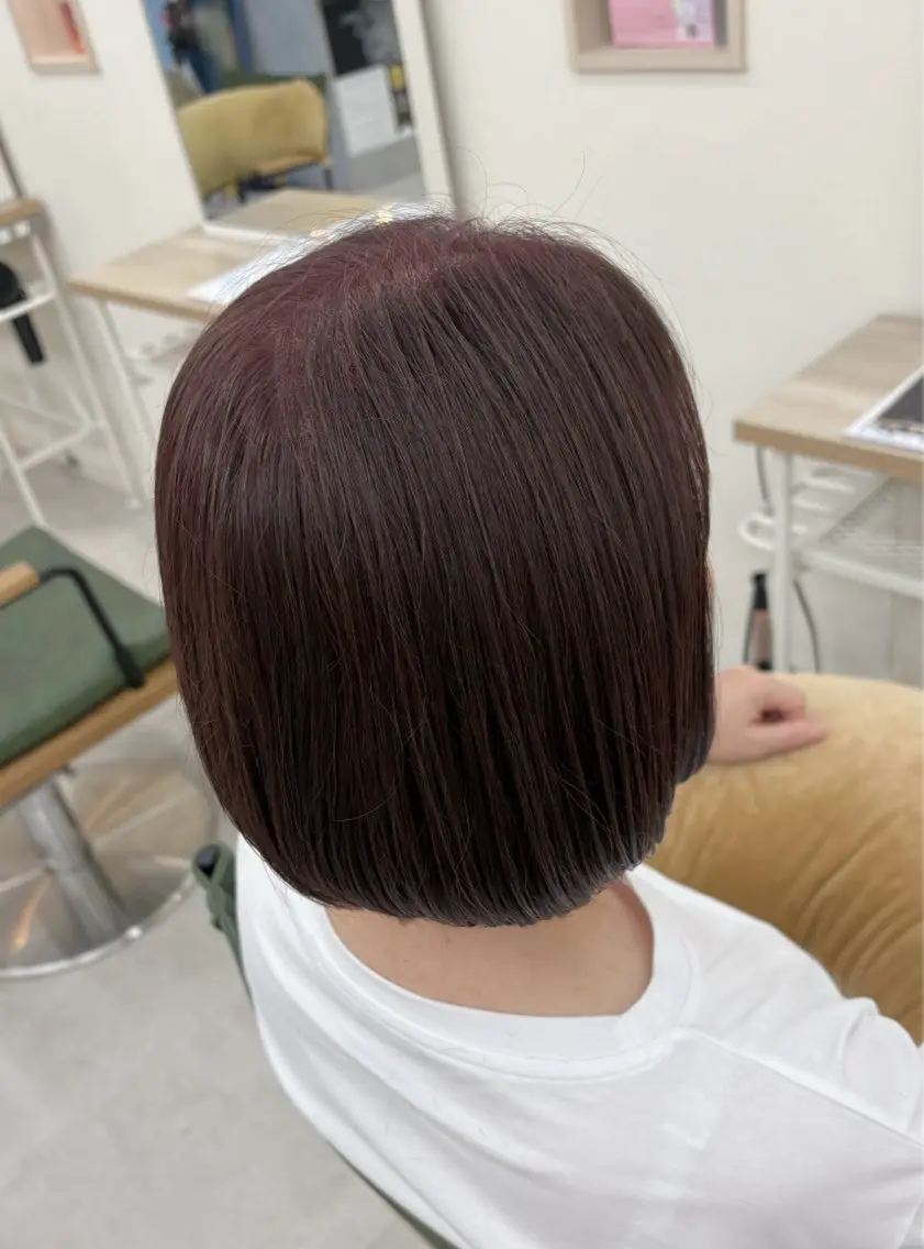 ショート カラー カット ヘアカラー トリートメント NaVIユウジ 透明感カラーのヘアスタイル