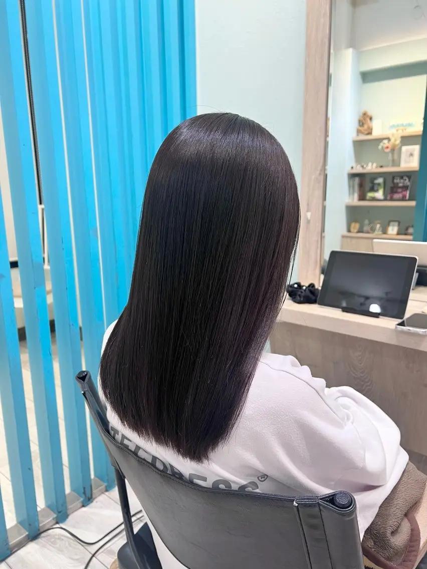 【レディース限定】カラー＋カット(ショート、ボブ不可)＋超音波トリートメント✂️の写真