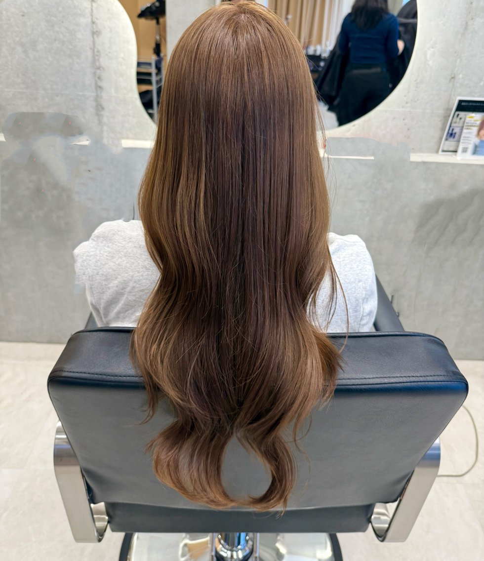 ロング ヘアアレンジ くびれヘア ヘアカラー トリートメント 大宮美容師☾まゆ☾ カラーモデル様募集中のヘアスタイル