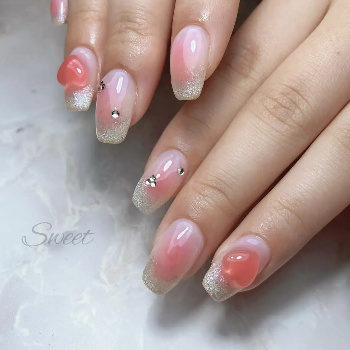 ネイル ハンドネイル sweet 仲野陽子のネイルデザイン