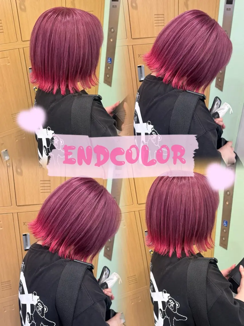 ミディアム カラー ダブルカラー ヘアカラー トリートメント 横浜🍒ルーツカラー エクステ/RIEのヘアスタイル