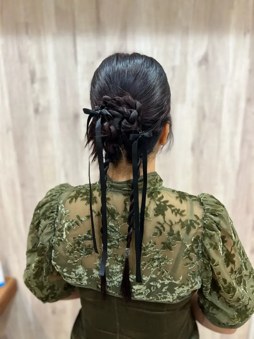 ヘアアレンジ ヘアセット ヘアメイクネイリスト hidemi中目黒のヘアスタイル