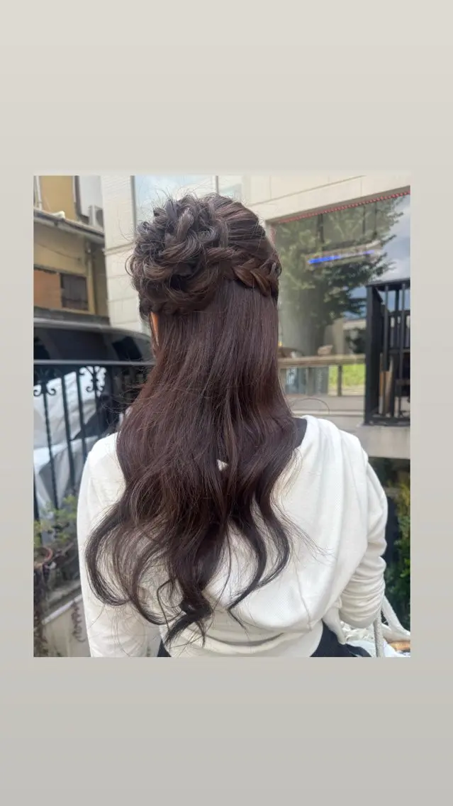ロング ヘアセット Elme/ ワンカラー大募集💞のヘアスタイル