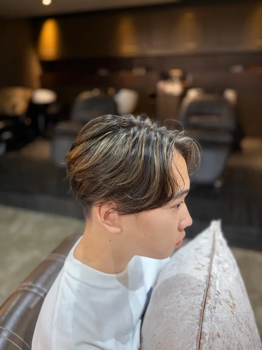 メンズ メンズハイライト カット トリートメント ACRO Hirokiのヘアスタイル