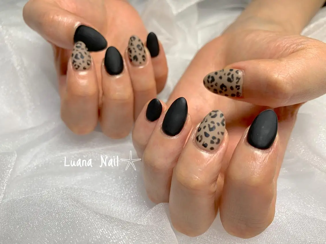 ネイル マットネイル ハンドネイル BeauJu by Luana Nailのネイルデザイン