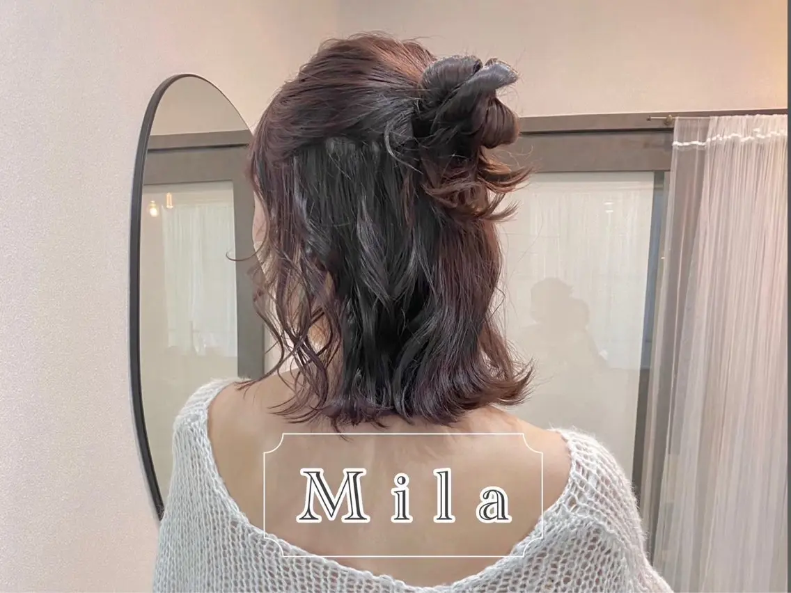 ヘアアレンジ Mila hinaのヘアスタイル