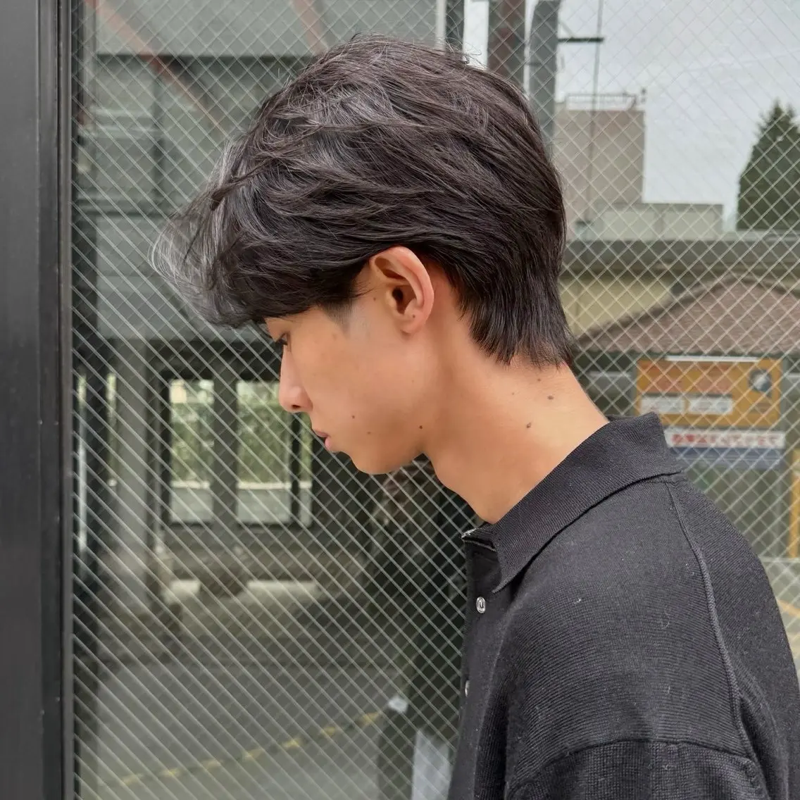 ショート メンズ センターパート メンズショート ショートヘア モモセ ユメトのヘアスタイル