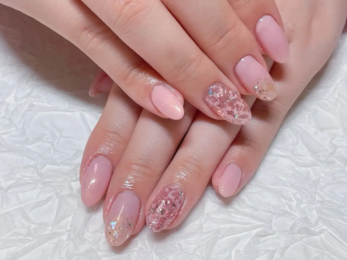 ネイル 春ネイル 💫ゆか_ Nailartistのネイルデザイン