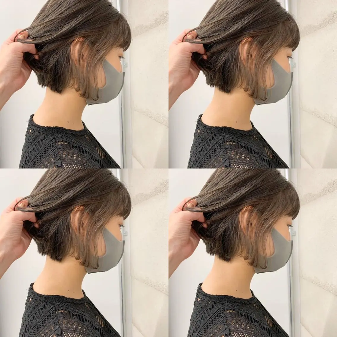 ショート カラー 透明感カラー/縮毛 矯正/YUKAのヘアスタイル